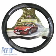 image-27-Steering Wheel Cover PVC X-Treme Sport Black-Carbon Medium 38cm