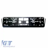 image-78-Licence Plate Frame Safeclip Black With Single Opening 1 Pc
