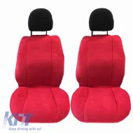 image-24-Seat Front Cushions Alcantara Super Fresh Red 2 Pieces