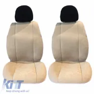 image-25-Seat Front Cushions Alcantara Super Fresh Beige 2 Pieces