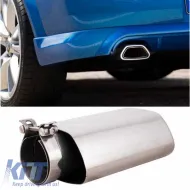 image-71-Exhaust Pipe Universal Silver suitable for Opel Astra OPC Look 4008OPC 1 Pc