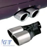 image-72-Exhaust Pipe Double GTI Look suitable for VW Golf V (5) TDI 4008GTI 1 Pc