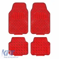 image-16-Car Mats Universal Aluminium Red 4 Pcs