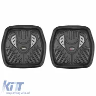 image-20-Universal Rear Car Mats suitable for Black/Gray 2 Pcs