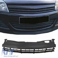 image-6-Front Grille suitable for Opel Astra H 3D/5D 04-07 Badgeless Mat Black 1 Pc