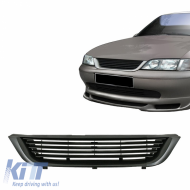 image-6-Front Grille suitable for Opel Vectra B 95-99 Badgeless Black 1Pc