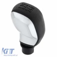 image-2-Shift Knob Black/Chrome suitable for Peugeot 106, 206 / Citroen with 5 Speed GK0616