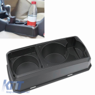 image-33-Car Seat Gap Organizer with Double Cup Holder Black 22527