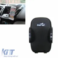 image-16-Mobile Holder Suitable for Car Air Vents Black With White Logo Feral 22114