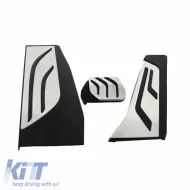 image-54-Pedal Aluminium With Footrest Suitable for BMW F20 11+, F22 14+, F30 11+, F32 13+ Automatic Set 3 Pcs KPBM01