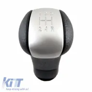 image-47-Shift Knob Black/Chrome suitable for Nissan Qashqai J10 5 With 5 Speed GK1601