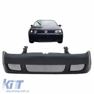 image-32-Front Bumper suitable for VW Golf IV (4) 98-03 R32 Look from ABS plastic with plastic mesh