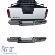 image-33-Rear Bumper suitable for Nissan Navara D40 05-15 2WD / 4WD Chrome