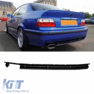 image-17-Rear Bumper Diffuser suitable for BMW 3 E36 90-99 M3 (suitable for M3 Bumper Only) From ABS Plastic 1pc