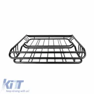 image-25-Car Roof Rack (Basket) Metal Universal Double Black 127x96cm 28825