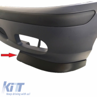 image-6-Front Spoilers Right & Left suitable for Bmw 3 E46 99-03 M-Tech GT-Splitters From Abs Plastic 2pc