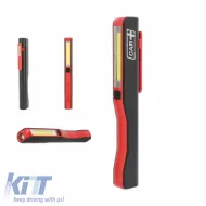 image-16-Work Light Red COB Led Mini Flashlight suitable for CAR+ 240Lm / 80Lm 3W LWLDISP