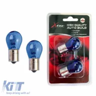 image-73-Halogen Bulbs P21W BA15S 12V Single S25 Blue Glass Supewhite 6000k X-Tec 2 Pieces