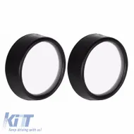 image-30-Exterior Additional Driving Mirrors Blind Spot Universal Black 5cm 2Pcs