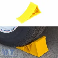image-22-Plastic Wheel Wedge Yellow 22.5 x 9.1 x 10 cm 1 pc