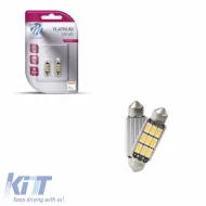 image-49-Led Bulbs Festoon 41mm 9 Leds 12volt White Color M-Tech LB816W 2 Pieces