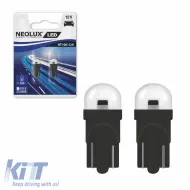image-44-Led Bulbs T10 12volt 0.5watt White 6000k Neolux By Osram NT1061CW-02B 2pcs