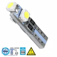 image-35-Led Bulb T5 3 Led 12volt 0.6watt Canbus White Color 1pc