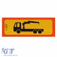 image-40-Reflective Sign Aluminum Triaxic Crane 50 x 20cm P.3M.220 1 Piece