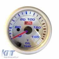 image-29-Oil Temp Gauge Auto Gauge White 52mm With 7 Colors
