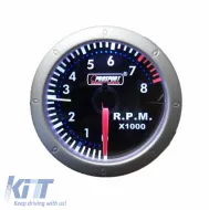 image-44-Tachometer R.P.M. Prosport Diamond Mirror Look Smoke 52mm 270 Scale