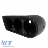 image-48-Dashboard Gauge Pod Triple (3 x 52mm) Carbon Look Auto Gauge