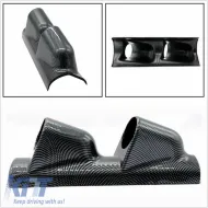 image-21-Pillar Gauge Pod Double (2 x 52mm) Carbon Look Prosport