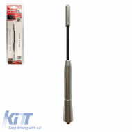 image-54-Car Roof Antenna Universal Aluminium Large 16cm Silver Curved With Adapters