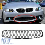 image-15-Front Central Mesh suitable for BMW 3 E90 / E91 04-08 / E92 / E93 06-09 Equipped With Aftermarket M3 Bumper 1 Piece