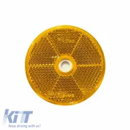 image-60-Reflective Sticker & Screw Round 60mm Proplast Orange 26108101 1 Piece