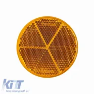 image-70-Reflective Sticker Round 60mm Proplast Orange 26101101 1 Piece