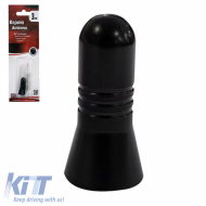 image-28-Car Roof Antenna Universal Aluminium Small 3cm Black with 3 Adapters