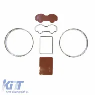 image-67-Dashboard Tacho Rings suitable for VW Golf IV (4) 98-04, Bora 98-05 Chrome