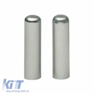 image-3-Door Lock Pins Aluminium suitable for BMW 3 E36 90-99 M3 Look Silver 2 Pcs