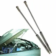 image-4-Hood Lifter suitable for Audi A3 8L 96-03 Chrome 52cm ΒΟΝ1000 2 Pcs
