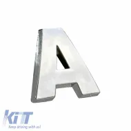 image-24-Chrome Sticker Letter 3D ''A'' 2.7cm x 2.5cm 1 Piece