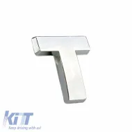 image-25-Chrome Sticker Letter 3D ''T'' 2.7cm x 2.5cm 1 Piece