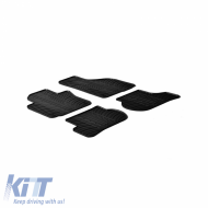 image-36-Rubber Car Mats Gledring 0062 suitable for VW Golf V (5) 03-08 / VI 08-12 / Jetta 07-10 / Scirocco 09+ Black 4 Pieces