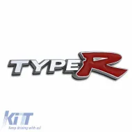 image-74-Chrome Sticker 3D ''ΤΥΡΕ-R'' 12.3cm x 2.7cm 1 Piece