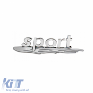 image-14-Chrome Sticker 3D ''Sport&Fire'' 16cm x 4cm 1 Piece