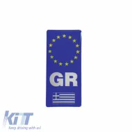 image-1-Sticker Mark ''GR-Stars'' 4cm x 8.8cm With Enamel Coating 1 Piece 20931