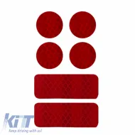 image-28-Reflective Stickers Small 3M KIT Package 6 Pieces Red 24625