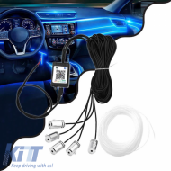 image-9-Decoration Car Optic Fiber Led Kit With Smart Bluetooth RGB