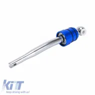 image-79-Short Shift suitable for BMW 3 E30 / E36 / E46 / 5 E34 / E39 Chrome / Blue 1 Pc