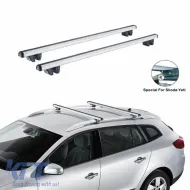 image-7-Roof Bars Aluminum CRUZ Oplus 924-051 R-118cm Railing System suitable for Skoda Yeti 09-14 Silver 2 Pieces